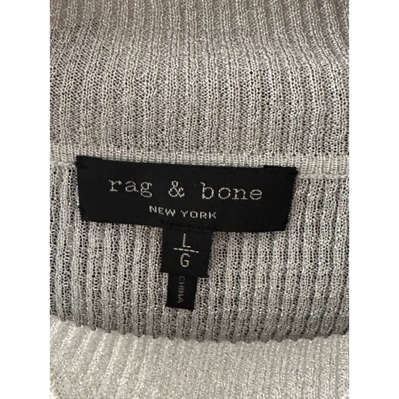 Sheer Metallic Long Sleeve Shirt - Picture 2 of 5